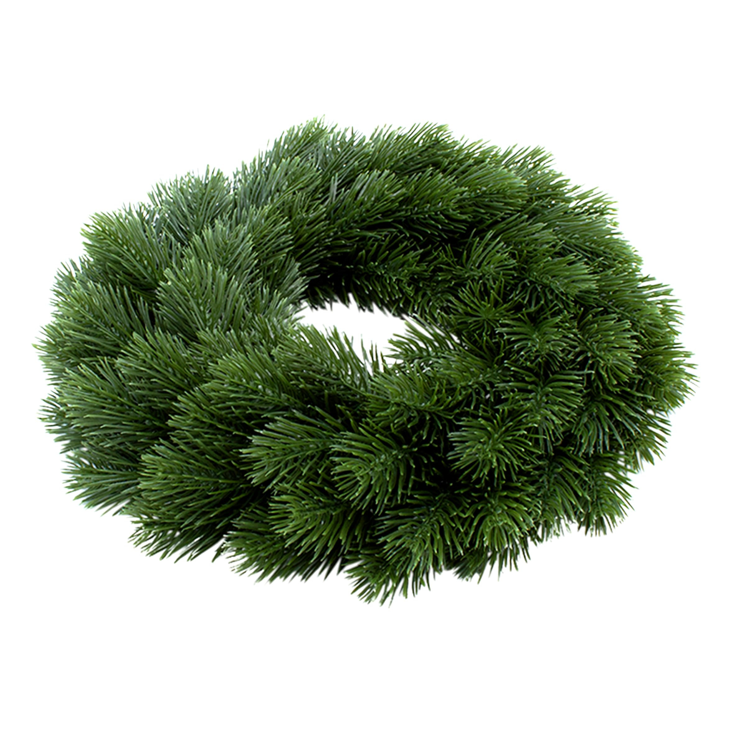 Künstlicher Edel Tannenkranz grün - 28 cm - Weihnachts Türkranz mit naturgetreuen Tannenzweige... | Amazon (DE)