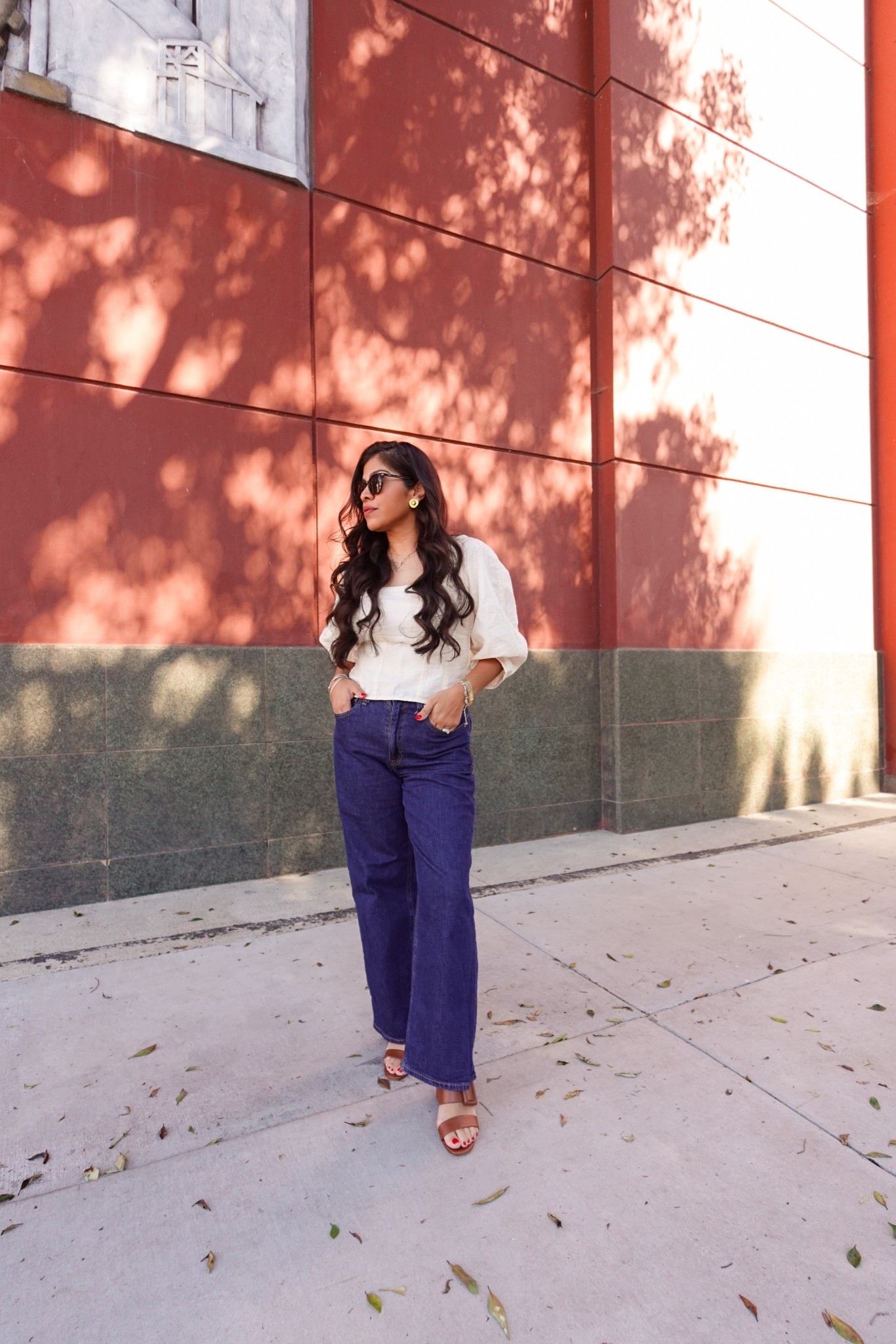 Outfit of the Day Details:

Top- Banana Republic
Jeans - Gap
Shoes - Manolo Blahnik
Earrings and Sunglasses- Amazon 

#LTKPetite #LTKgrwm #LTKootd