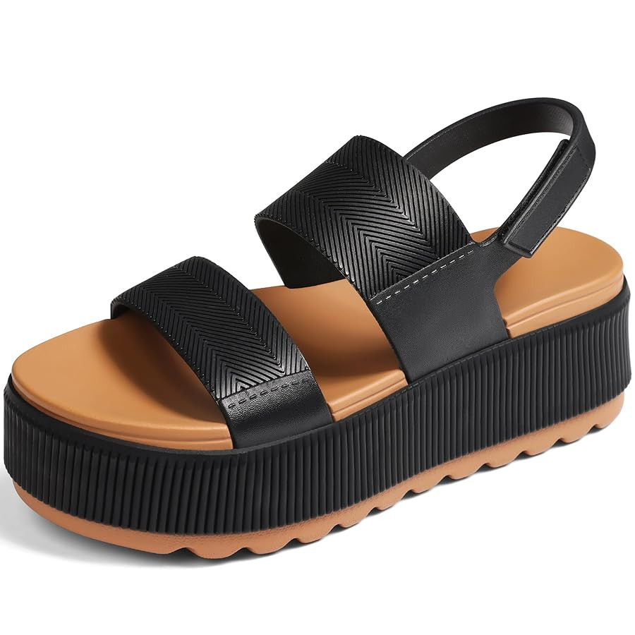 Lovee Cosee Platform Water Sandals for Women 2025 Chunky Wedge Lug Sole Open Toe Comfortable Wate... | Amazon (US)