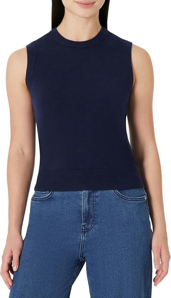 Amazon Essentials Women's Regular-Fit Crewneck Pullover Sweater Tank | Amazon (US)