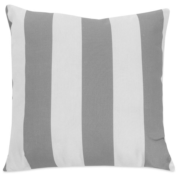 Majestic Home Goods Vertical Stripe Indoor / Outdoor Large Pillow | Walmart (US)