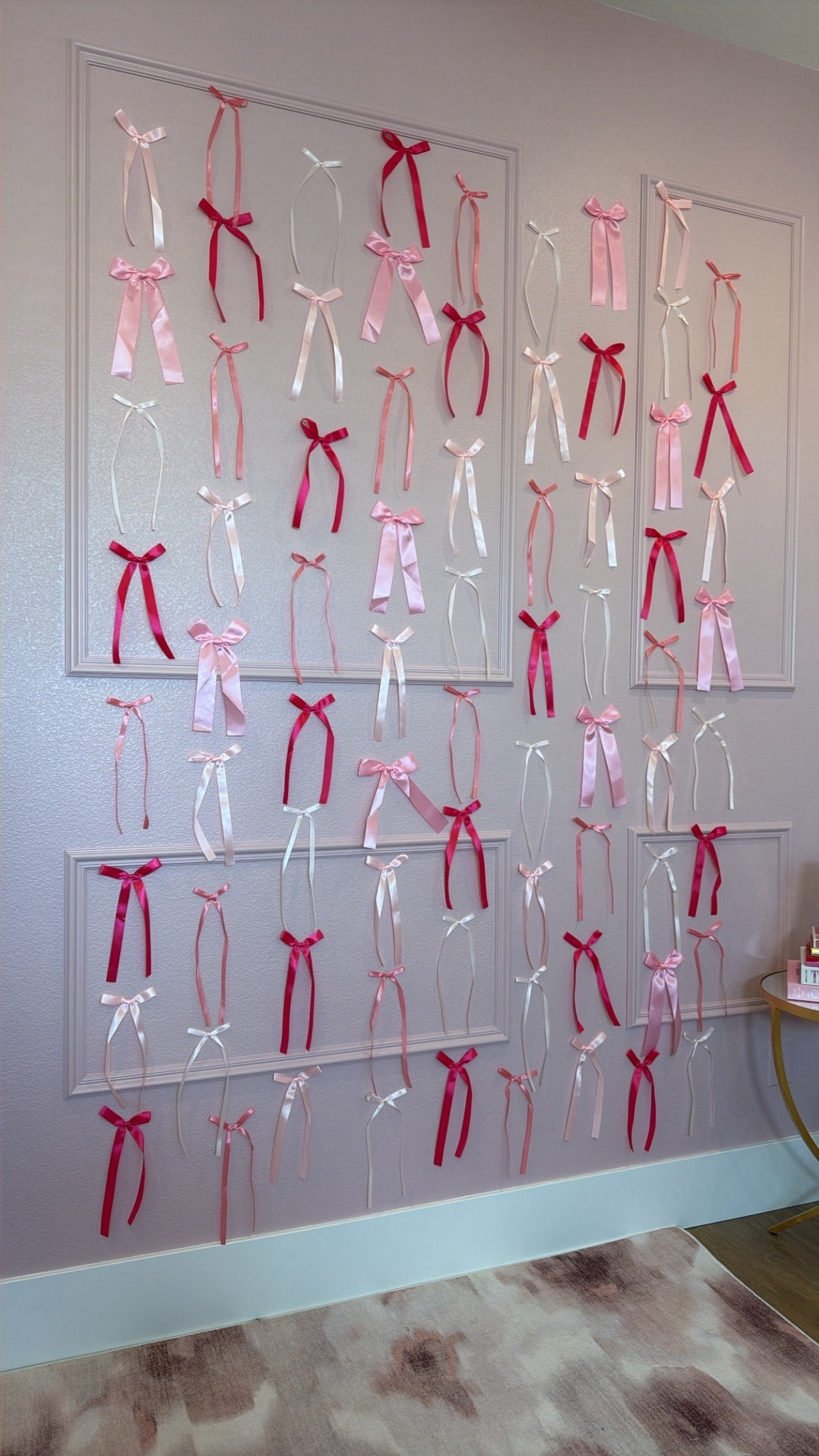what i used to create my pink bow backdrop! 🎀 

#LTKHome #LTKValentine