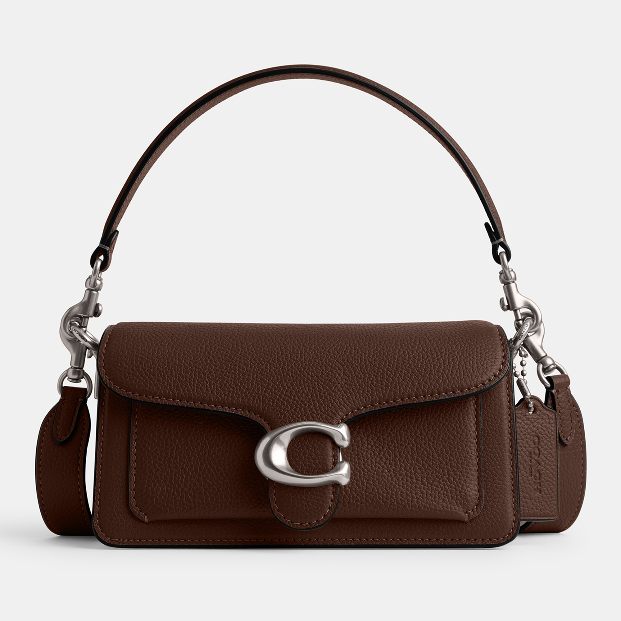 Coach Tabby 20 Polished Pebble Leather Shoulder Bag | Coggles | Coggles (Global)
