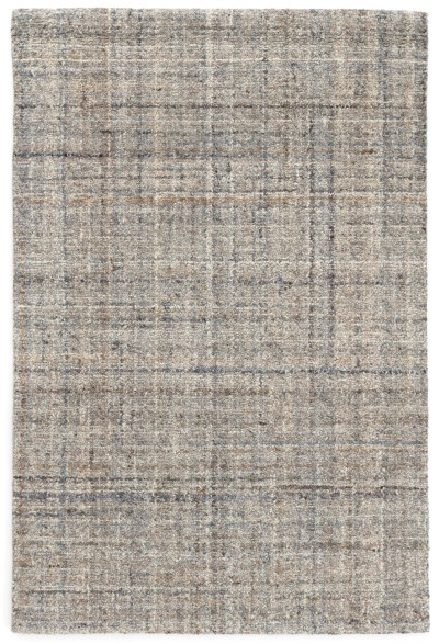 Harris Blue/Brown Hand Micro Hooked Wool Rug | Annie Selke
