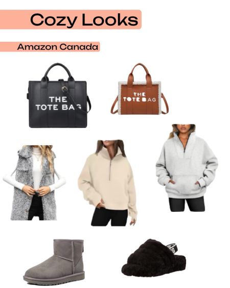 Cozy looks for my girlies 🪐 

Amazon dupes! The tote bag 😱

#LTKCyberWeek #LTKitbag #LTKSeasonal
