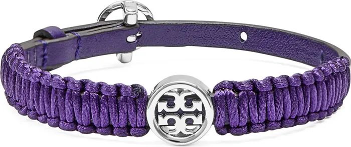 Miller Silk & Leather Bracelet | Nordstrom