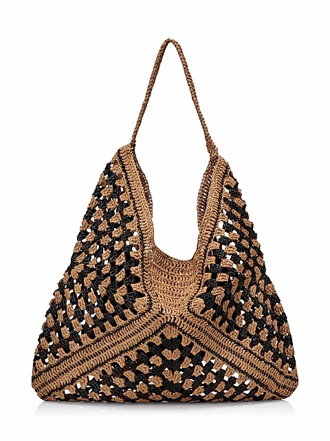 Crochet Raffia Tote | Saks Fifth Avenue