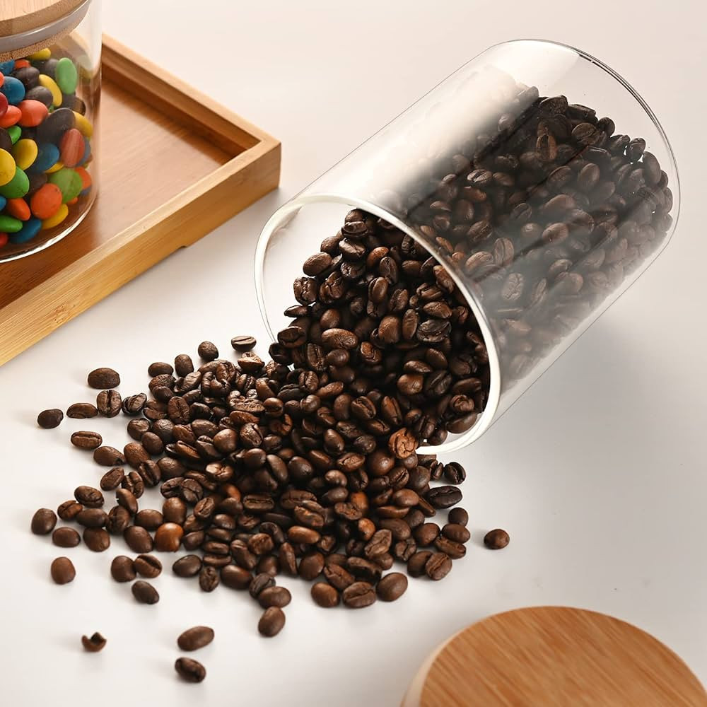 umieo Glass Food Storage Containers with Lids, Small Storage Containers 27oz Set of 2, Glass Stor... | Amazon (US)