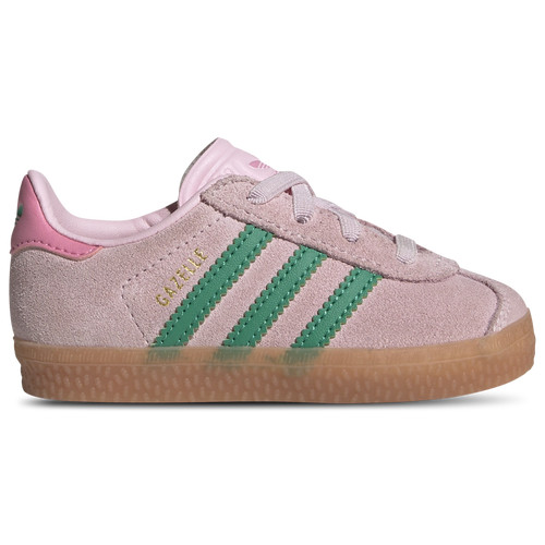 adidas Originals Girls adidas Originals Gazelle - Girls' Toddler Shoes Court Green/Clear Pink/Gum Size 09.0 | Foot Locker (US)