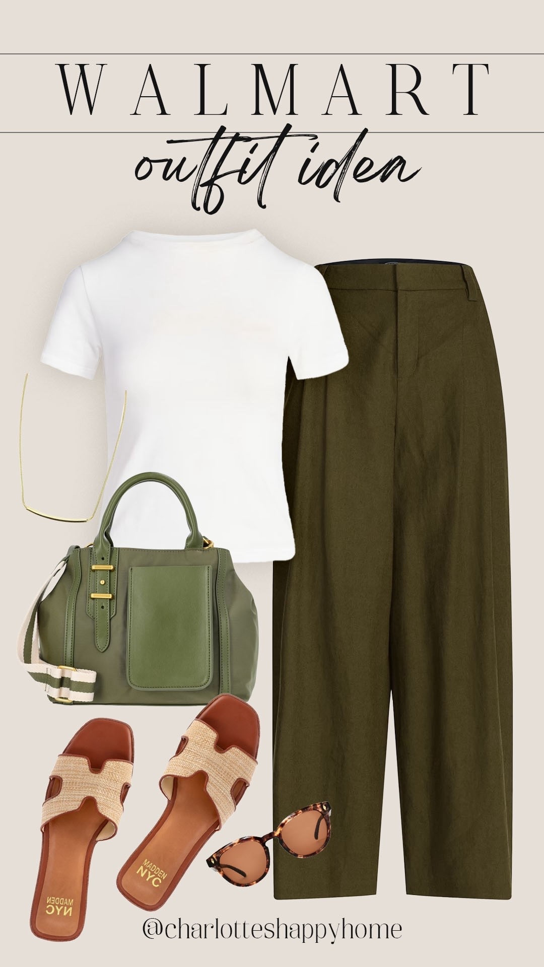 One of my new favorite go-to outfits for spring and into summer! All from Walmart!

#walmartfinds

Walmart finds. Walmart fashion. Walmart new arrivals. Walmart cropped tailored pants. Walmart white basic tee. Walmart cognac straw slide sandals  

#LTKWorkwear #LTKootd #LTKSeasonal