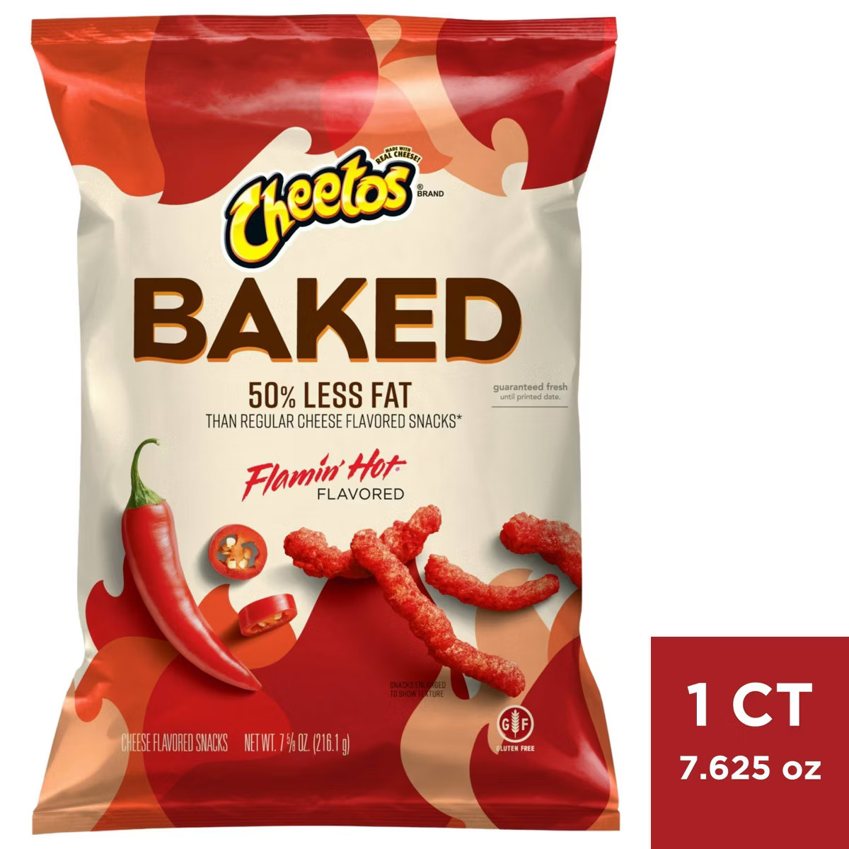 Cheetos Oven Baked Flamin' Hot Cheese Flavored Snacks - 7.625oz | Target