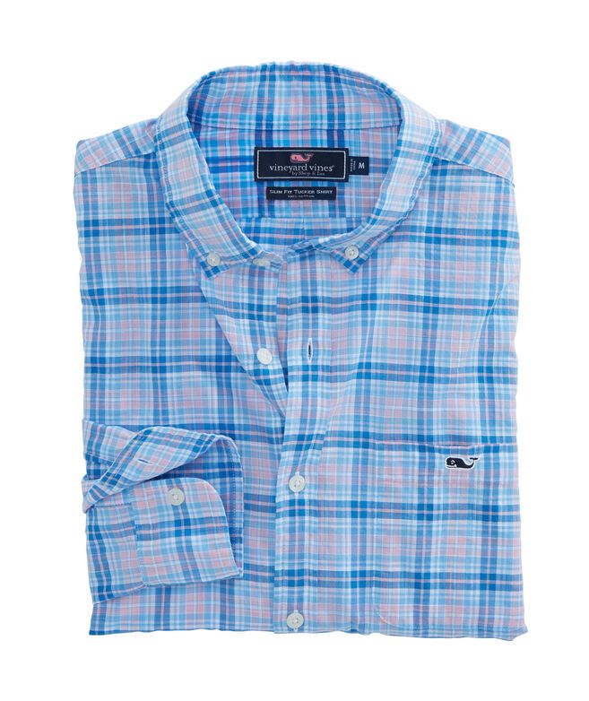 Stoney Hill Plaid Slim Tucker Shirt | Vineyard Vines