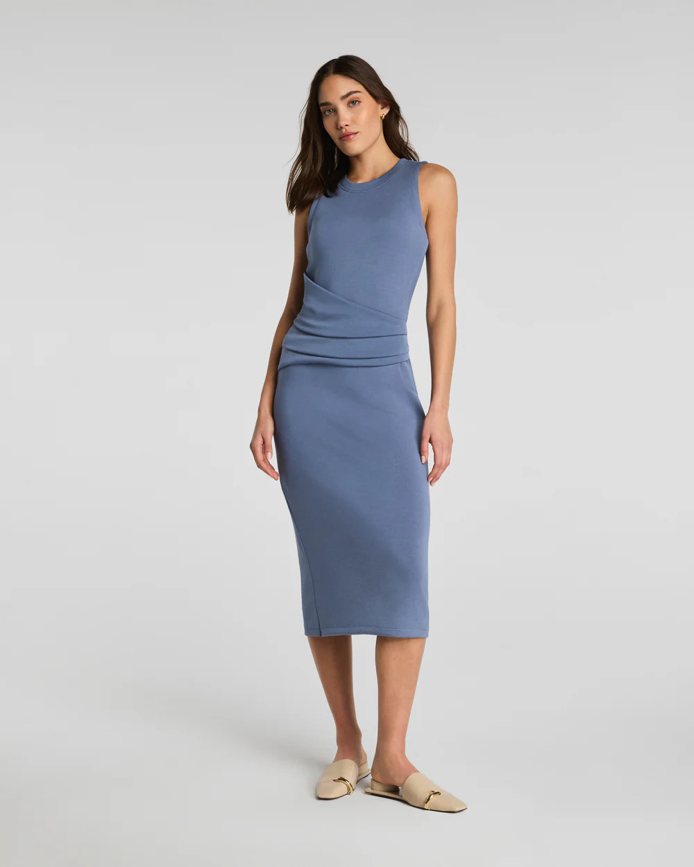 Draped Tank Midi Dress | Spanx