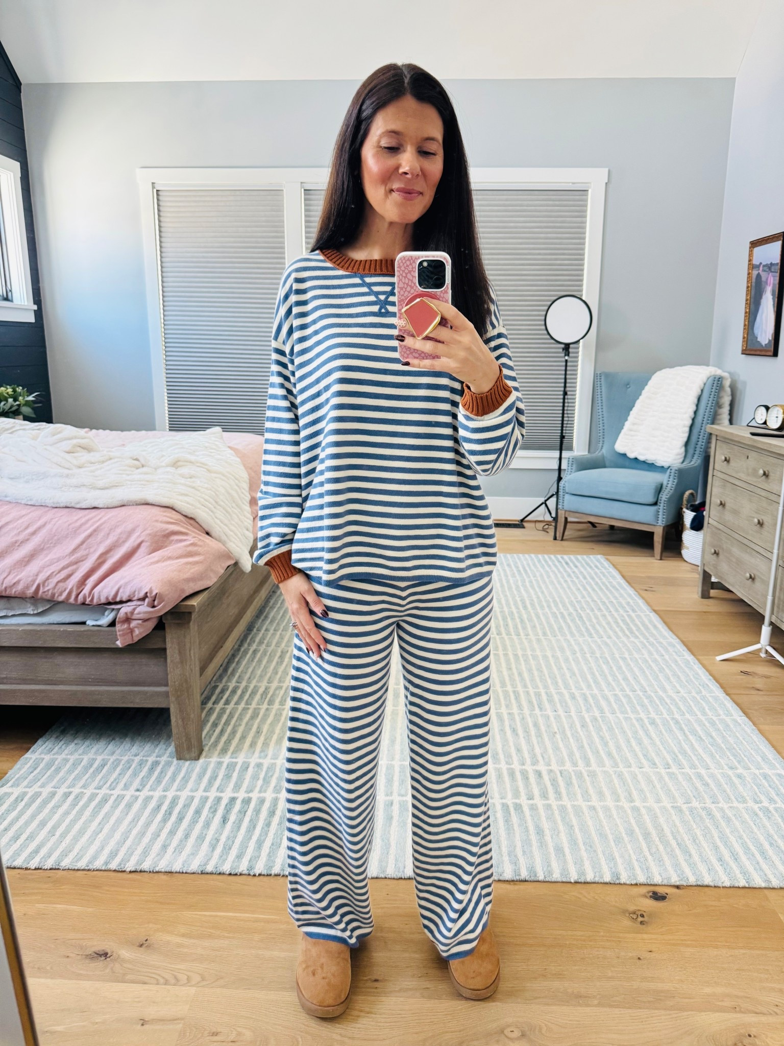 Cozy matching aerie fit!! 

#LTKOver40 #LTKootd #LTKSeasonal