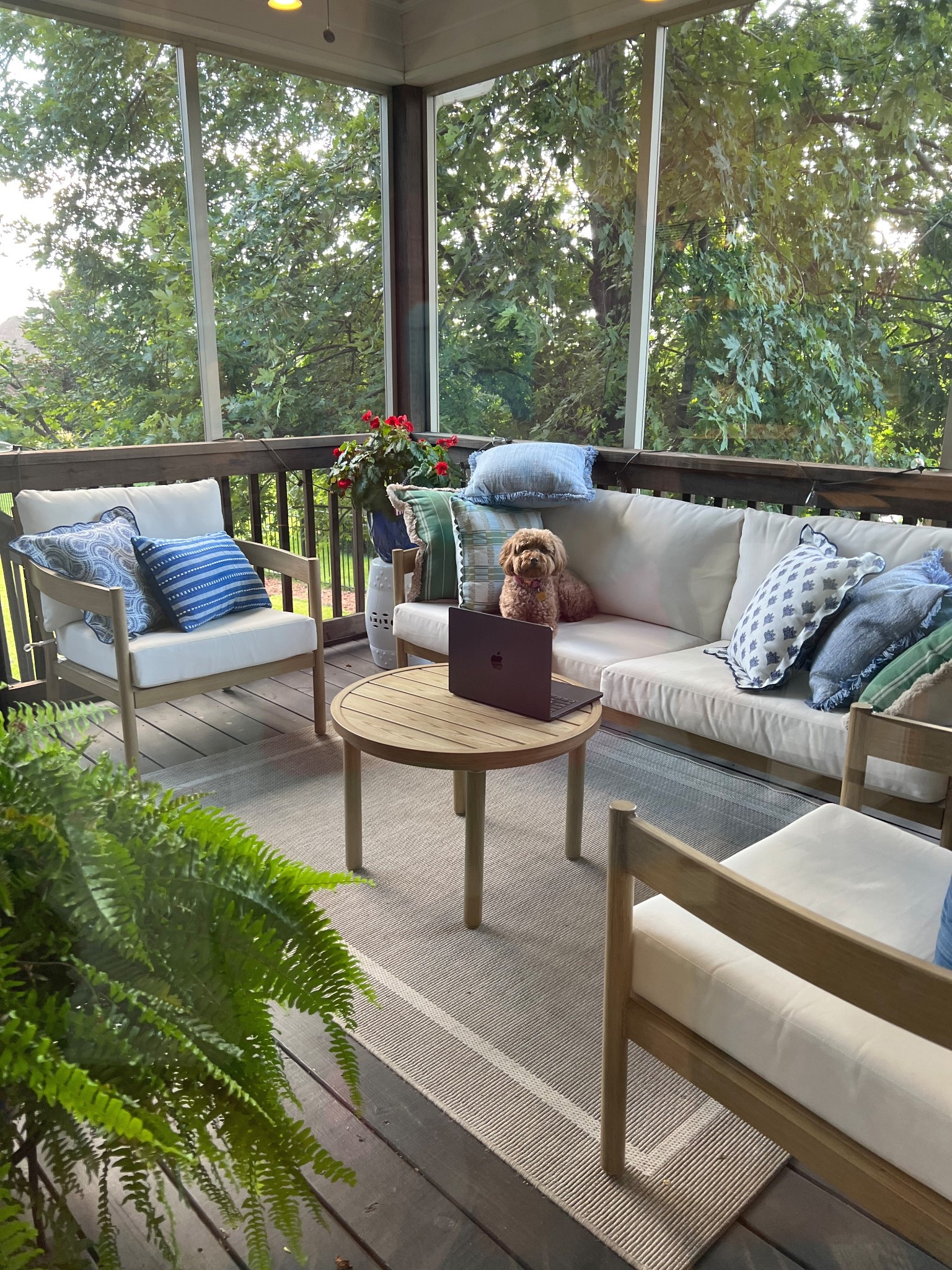 Love our cozy screened post! It’s my favorite place in our home! Our BHG patio set from Walmart makes it so cozy!

#LTKStyleTip #LTKHome #LTKSeasonal