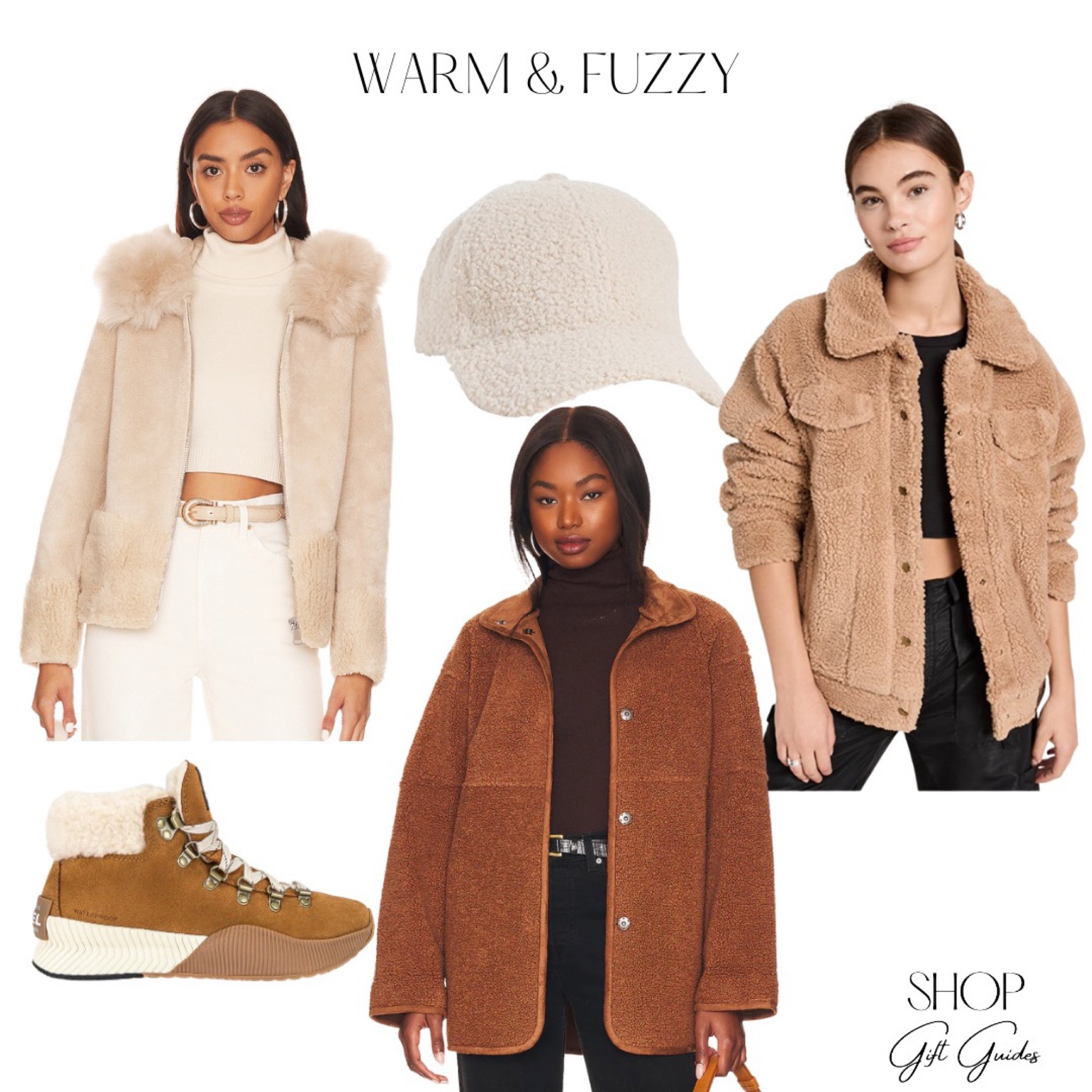 Stay warm and fuzzy this holiday season with Sherpa!!! I’m in love with these jackets and also these sorel boots are so cute I know they will go fast! 

#LTKHoliday #LTKSeasonal