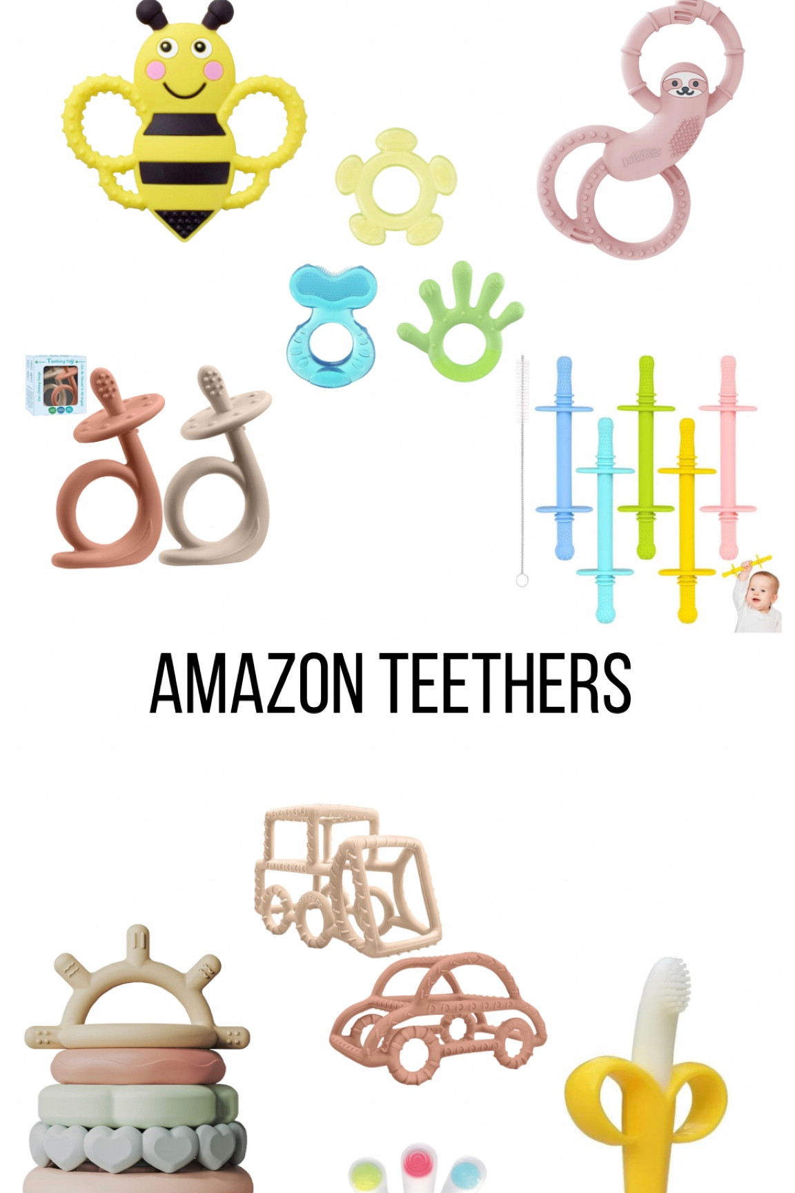 Our favorite teethers from Amazon! 

#LTKbaby #LTKFind