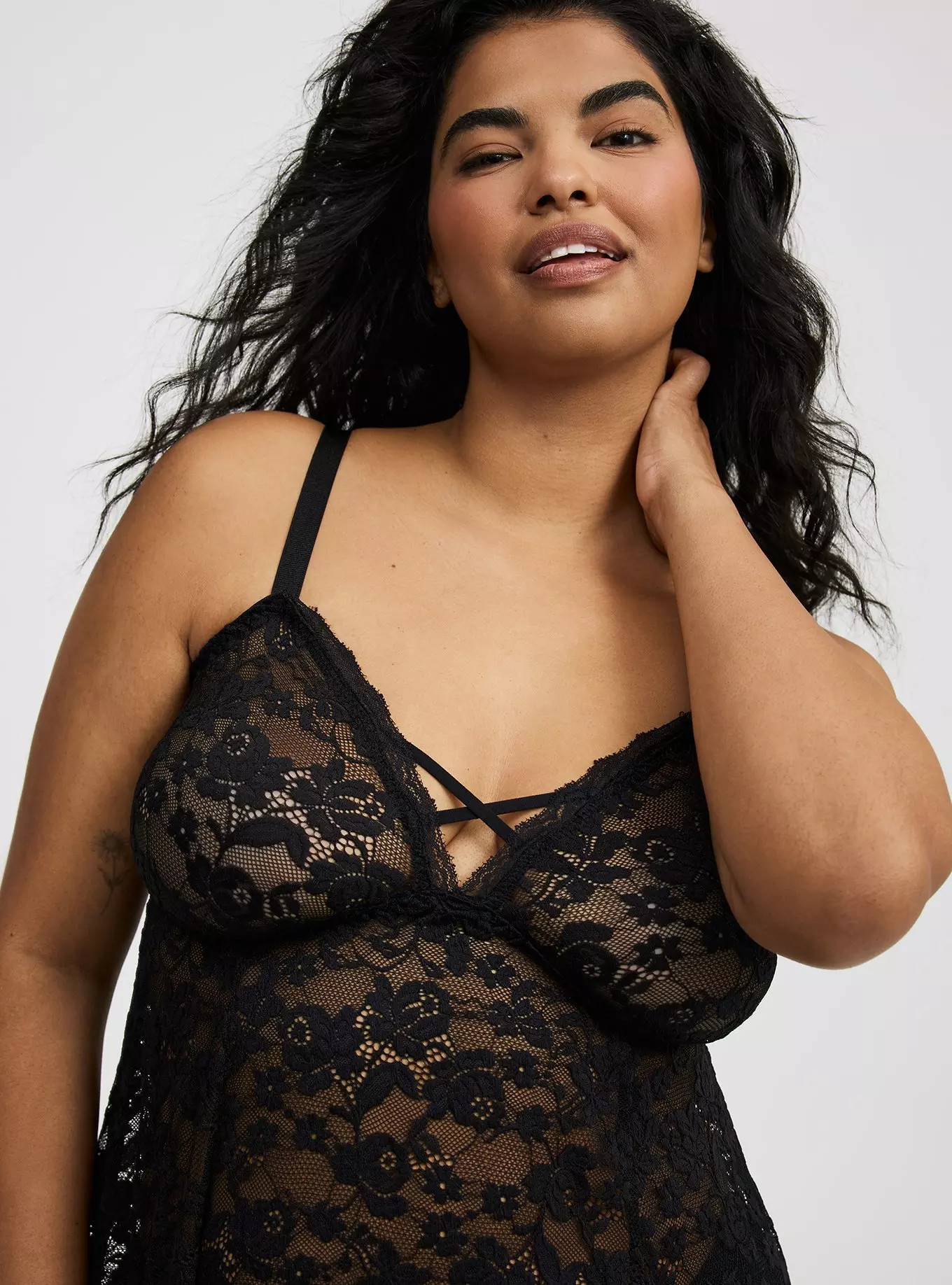 Lace Wireless Tea Length Dress | Torrid (US & Canada)