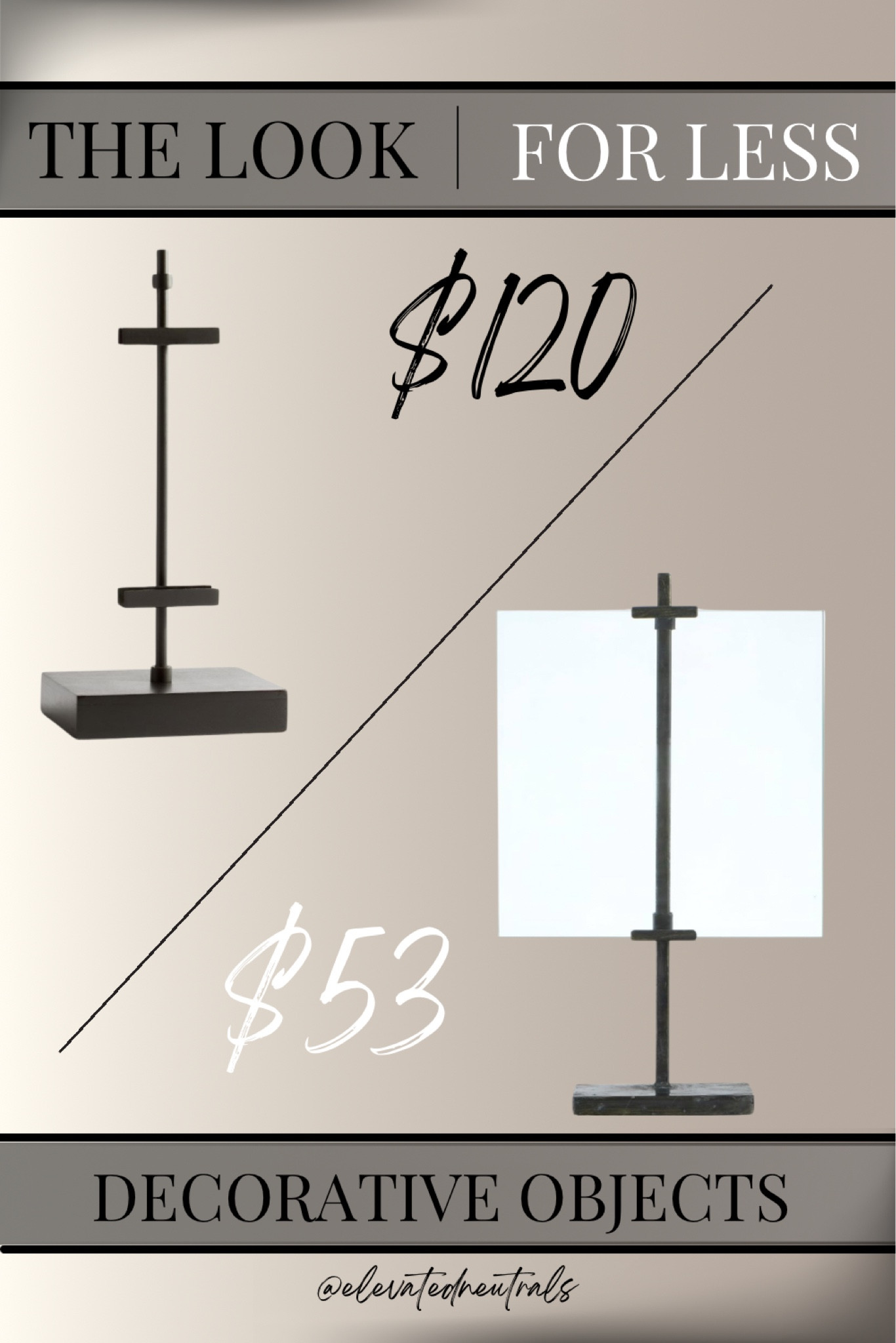 Somethings are too good to be true… but not in this case!
These decorative display easels are adjustable and very versatile. Almost identical, and half the price! 

Vintage | Farmhouse | Decorative Objects | Rustic | Antique | Decor | Shelf Styling | Picture Frame | 



#LTKHome