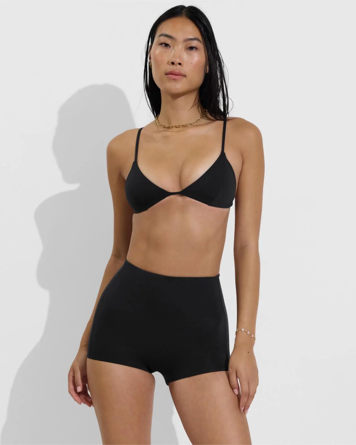 Hi Line Shortie - Jet | Left on Friday