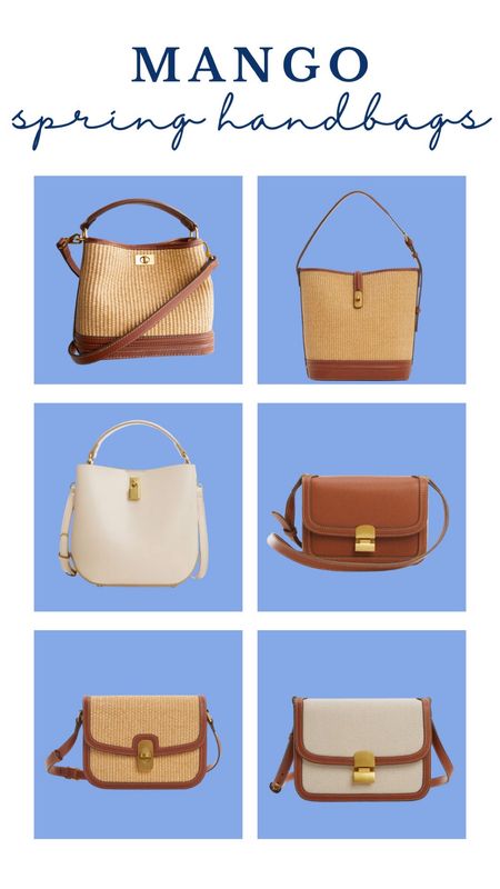 Already ordered the raffia effect bucket bag since it reminds me so much of the brown mango bucket bag I’ve used all fall and winter, and I can’t wait to have this one for spring and summer! Mango has som many cute and affordable handbag options at the moment  

#LTKfindsunder100