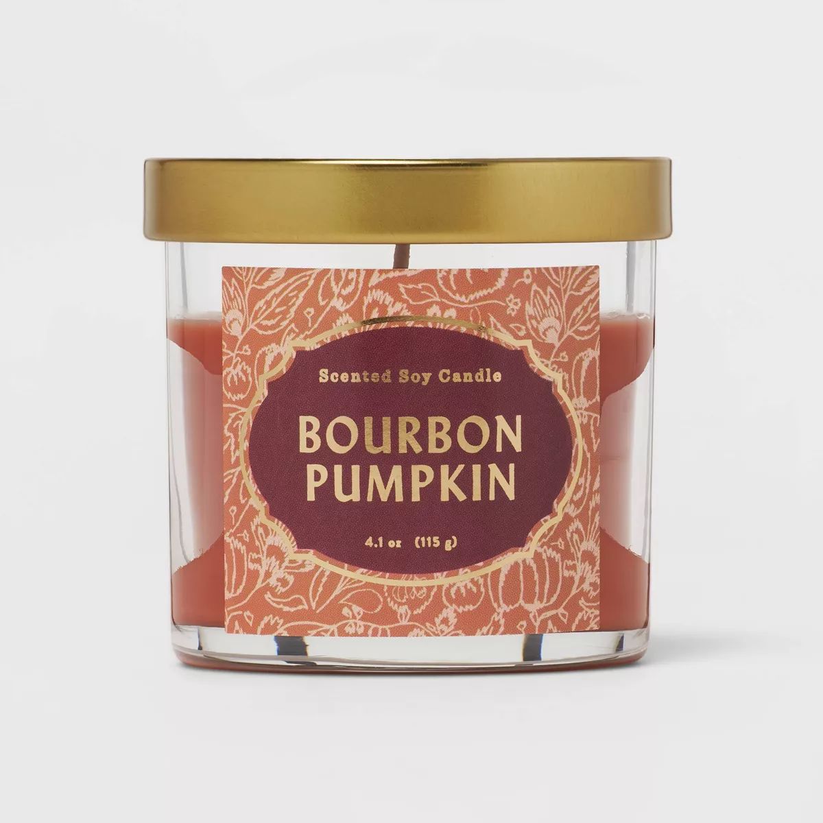 Lidded Glass Jar Bourbon Pumpkin Candle - Opalhouse™ | Target