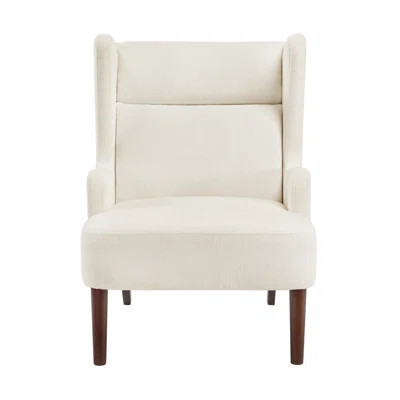 Contemporary Beige Seat - Chenille Upholstery, Plywood Support Elegant Living Room Chenille, Plywood, 22" Width | Wayfair North America