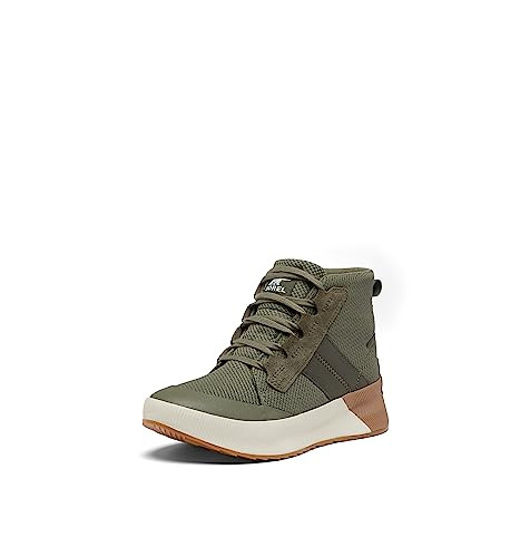 Sorel Women's Out N About III Mid Sneaker Waterproof Shoes - Stone Green, Gum 2 - Size 5.5 | Amazon (US)