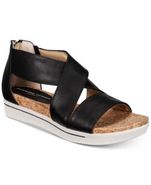Adrienne Vittadini Claud Sport Flatform Sandals Women's Shoes | Macys (US)