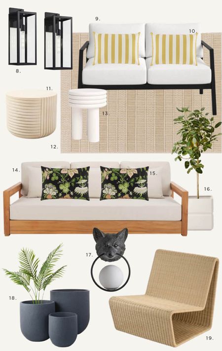 Affordable outdoor furniture and decor top picks curated by an interior designer. Modern outdoor seating, chairs, teak wood sofa, outdoor rugs, fire pits, all weather wicker chair, outdoor lighting and more! 

#LTKsalealert #LTKhome #LTKxTarget