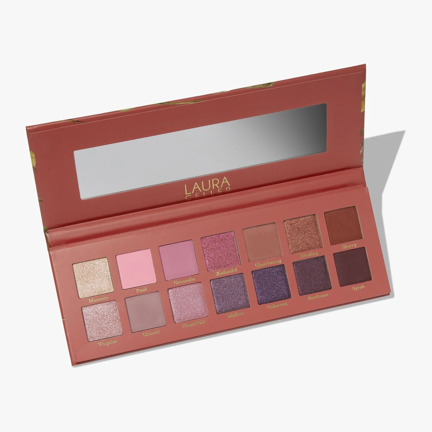 The Casual Collection Berry & Blossom 14 Multi-Finish Eyeshadows | Laura Geller