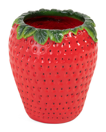15in Shaped Strawberry Planter | TJ Maxx
