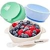 Baby Bowls with Guaranteed Suction - 4 Piece Silicone Set with Spoon - UpwardBaby - for Babies Ki... | Amazon (US)