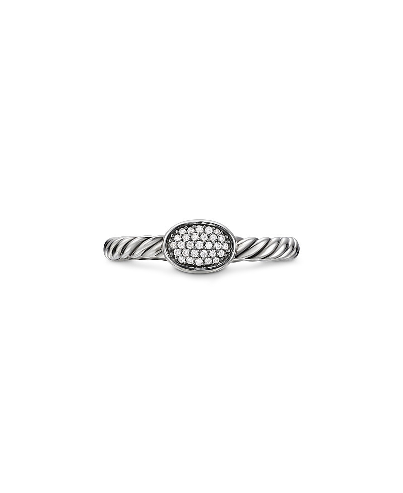 David Yurman Petite Pave Oval Ring with Diamonds | Bloomingdale's (US)