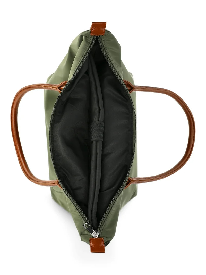 No Boundaries Women's Tote Bag, Olive | Walmart (US)