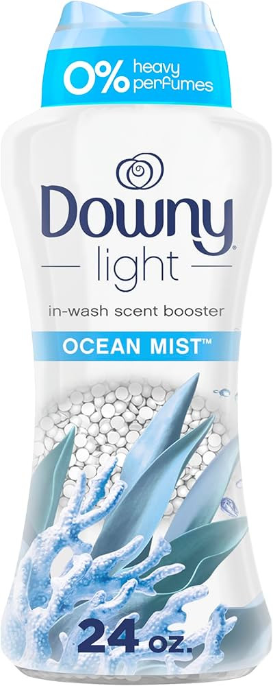 Downy Light In Wash Scent Booster Beads, Ocean Mist Scent, 24 oz, No Heavy Perfumes, Downy Scent ... | Amazon (US)