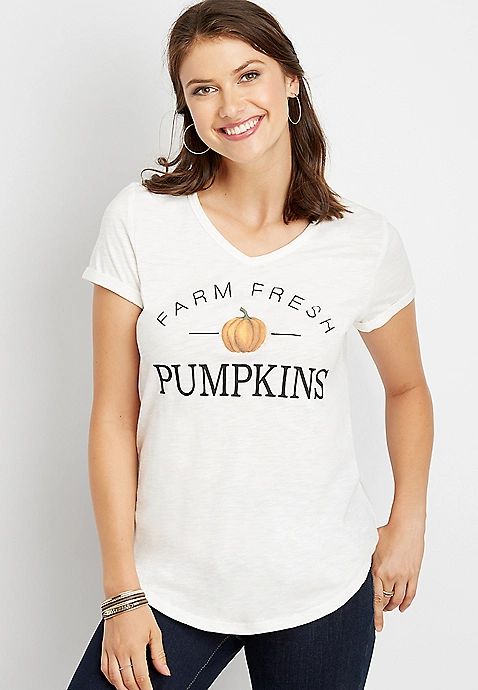 farm fresh pumpkins graphic tee | Maurices