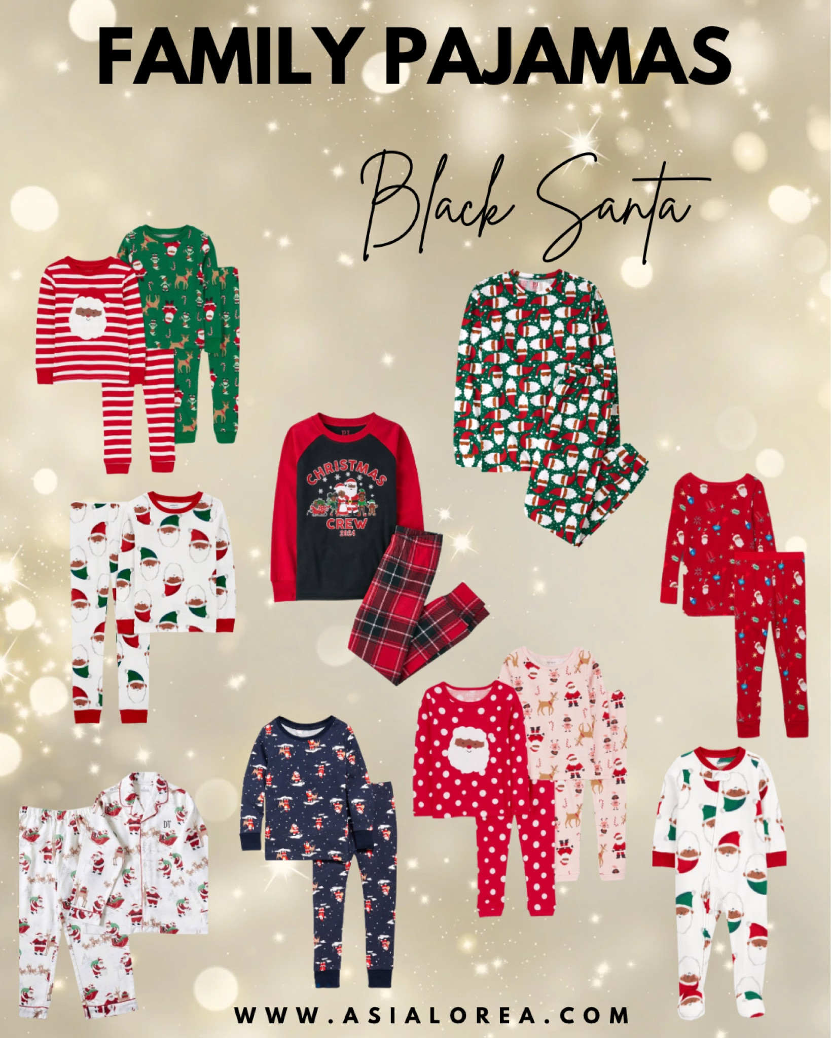 Matching Family Pajamas with Black Santa Christmas

#LTKFamily #LTKHoliday #LTKSeasonal