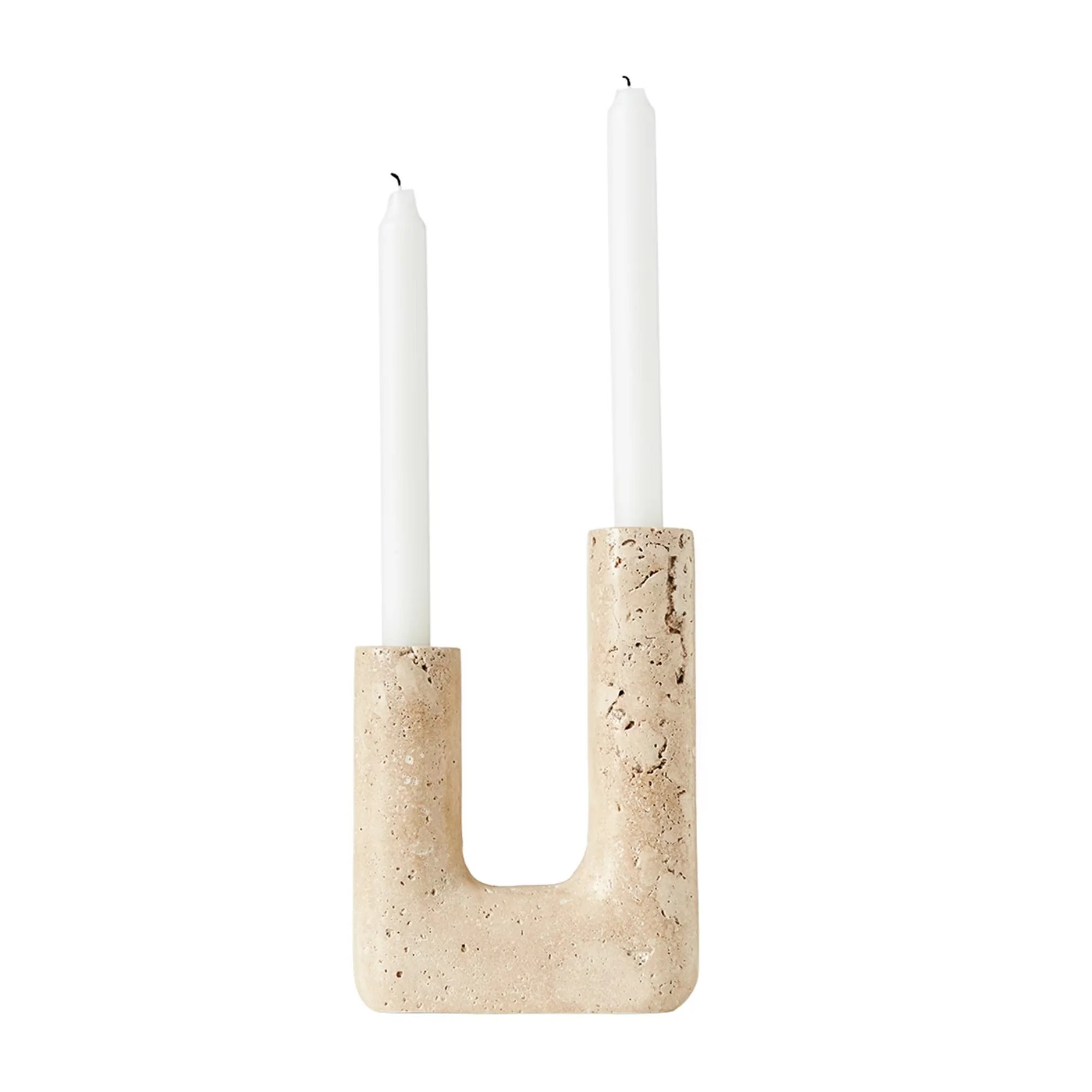 Milani Travertine Candle Holder | StyleMeGHD