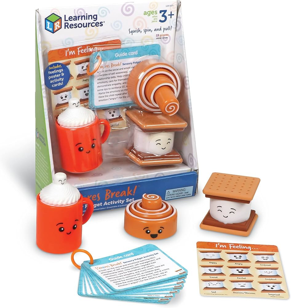 Learning Resources S’Mores Break! Sensory Fidget Activity Set, 19 Pieces Ages 3+, Sensory Fidge... | Amazon (US)