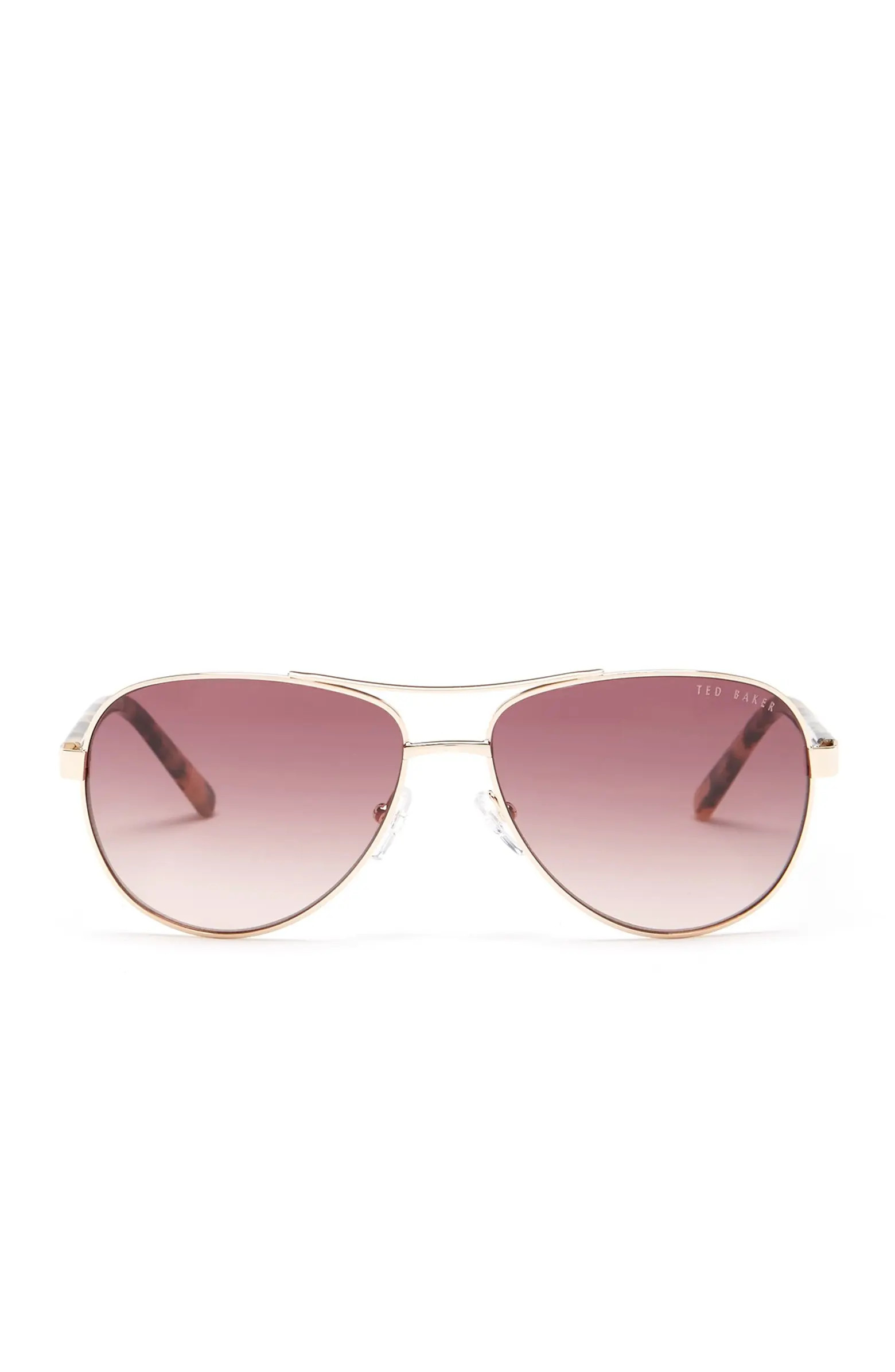 57mm Metal Frame Aviator Sunglasses | Nordstrom Rack
