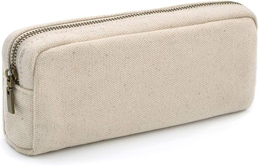 Pencil Pen Case, Dobmit Big Capacity Pencil Pouch Canvas Makeup Bag for Girls and Boys Durable Of... | Amazon (US)