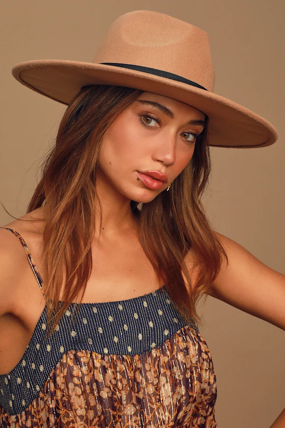 So Many Words Tan Fedora Hat | Lulus (US)