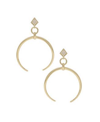 ETTIKA Gold Crescent Drop Earrings & Reviews - Earrings - Jewelry & Watches - Macy's | Macys (US)