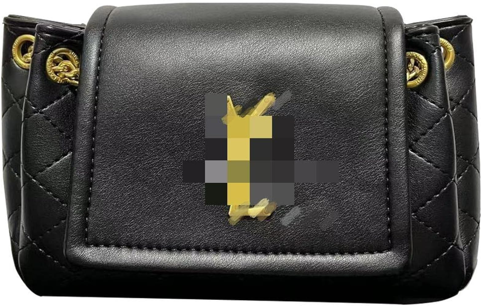 Women's PU Leather Classic Quilted Crossbody PU Leather Purse Shoulder Bags Ladies Golden Chain S... | Amazon (US)