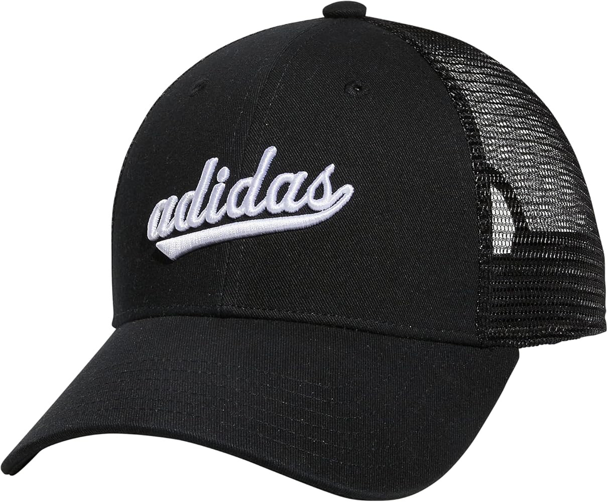adidas Women's Mesh Back Snapback Cap Adjustable Fit Trucker Hat | Amazon (US)