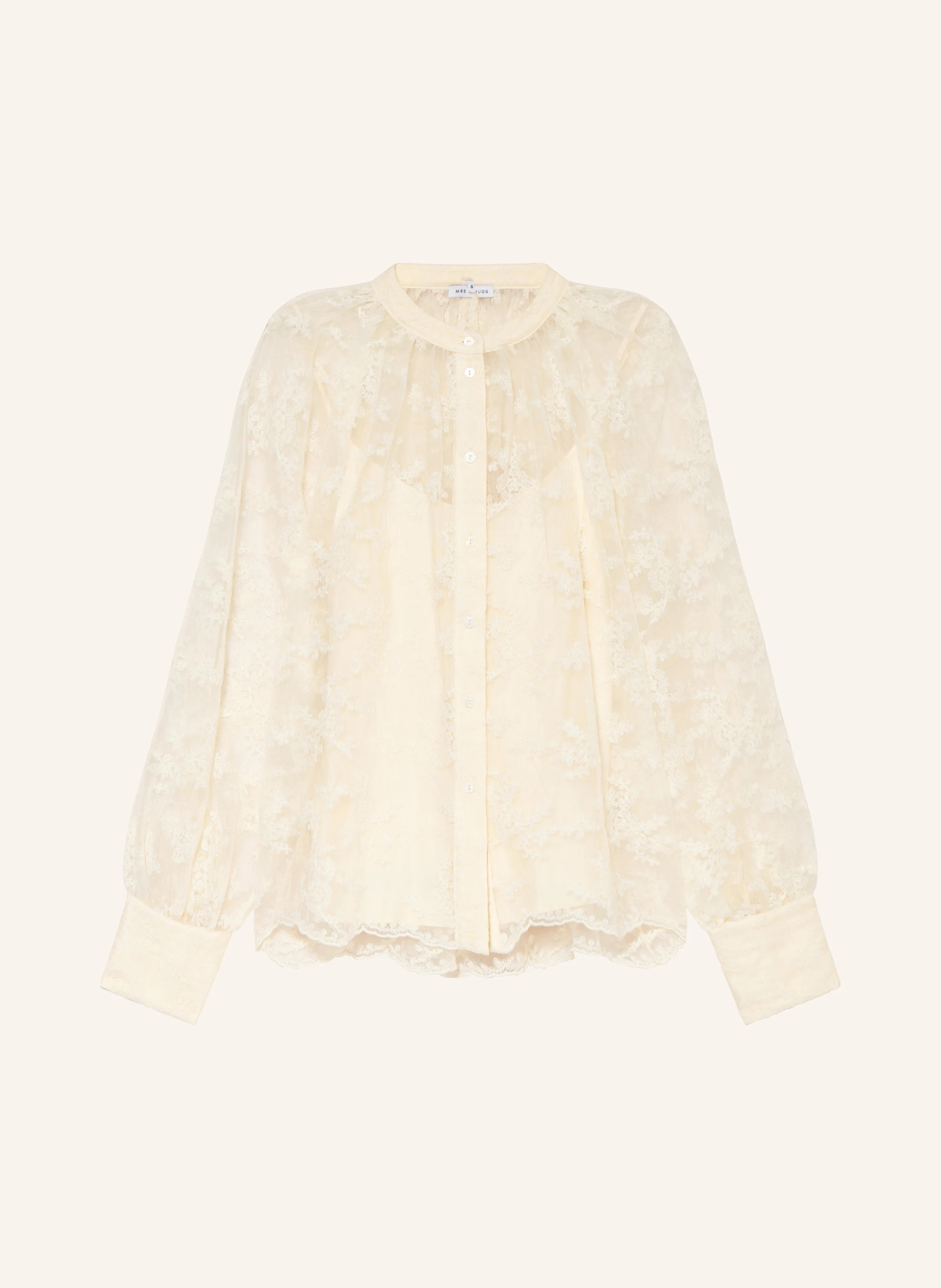 MRS & HUGS Bluse aus Spitze in creme | Breuninger (DACH)
