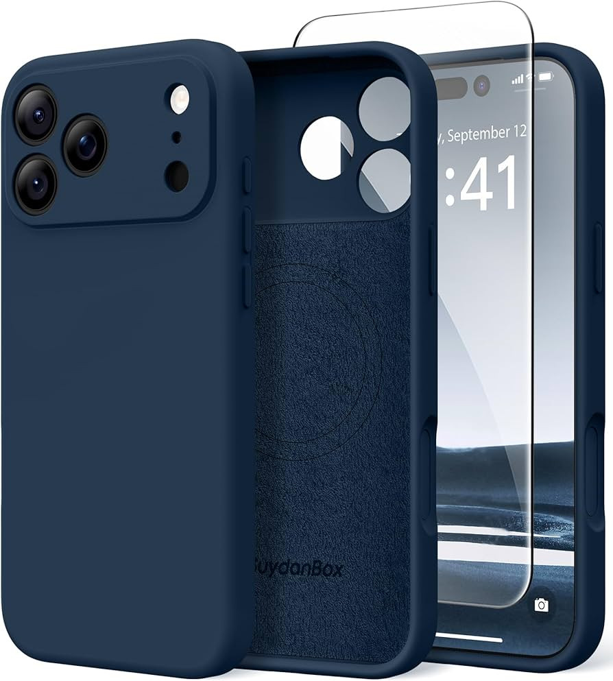 Magnetic for iPhone 17 Pro Max Case, Compatible with MagSafe, [Full Camera Protection][Screen Pro... | Amazon (US)