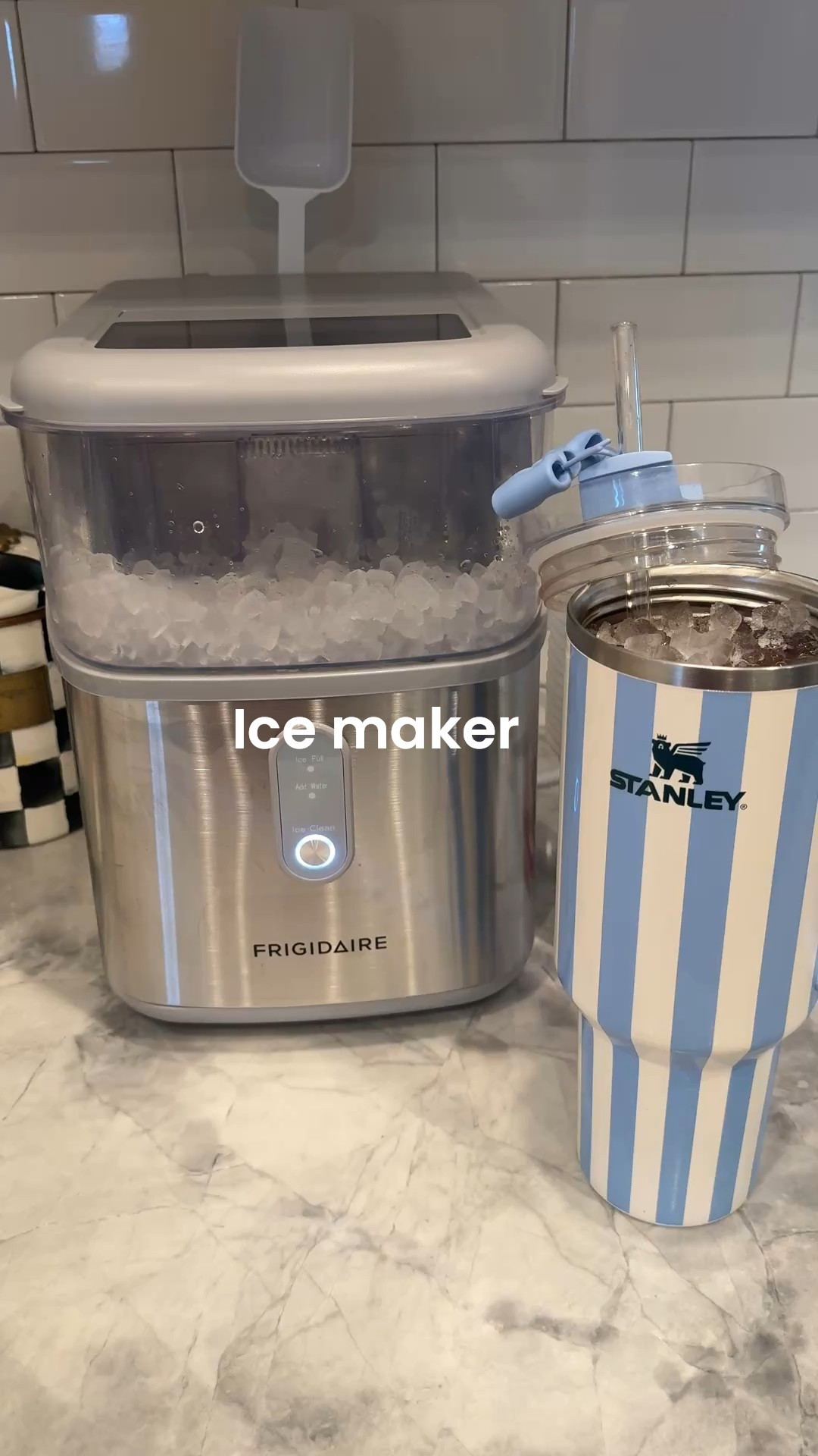 Pebble ice maker
Fast, easy to use and doesn’t take up a lot of space 

Sridharan

Stanley 40oz tumbler 

Glass straw bow cap 

#LTKGiftGuide #LTKHome #LTKSaleAlert