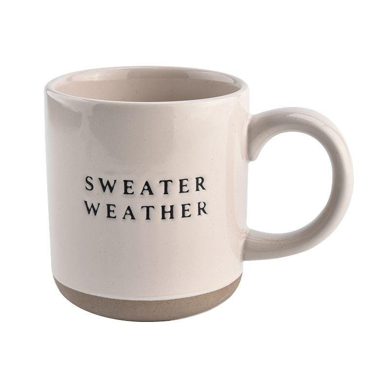 Sweater Weather Stoneware Coffee Mug | Sweet Water Decor, LLC